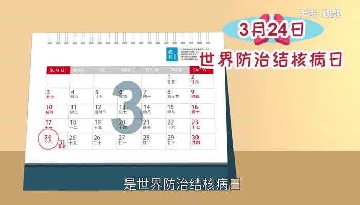 世界防治结核病日的由来 世界防治结核病日是怎么来的