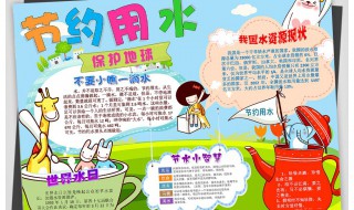 节约用水手抄报内容 节约用水手抄报内容文字