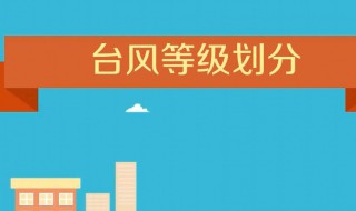 台风的等级怎么分类（台风等级分为几种）