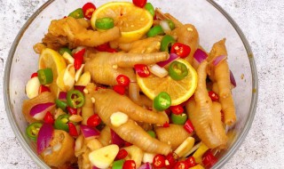 柠檬鸡爪要切开吗 柠檬鸡爪怎么切开