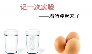 鸡蛋浮水的原理是什么 鸡蛋浮水的原理是什么100字