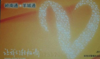 岭南通和羊城通的区别（岭南通和羊城通的区别 2019）