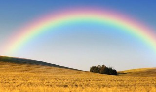 关于彩虹的唯美句子 天空彩虹的句子唯美短句