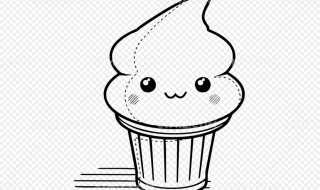 儿童简笔画冰激凌的画法 儿童冰激凌简笔画大全带颜色