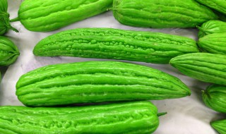 苦瓜怎么吃减肥效果好 苦瓜怎么吃减肥效果好一点