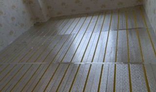 地暖铺过如何做防护