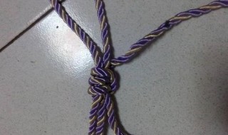 松紧绳子打结方法（松紧绳子打结方法两头）