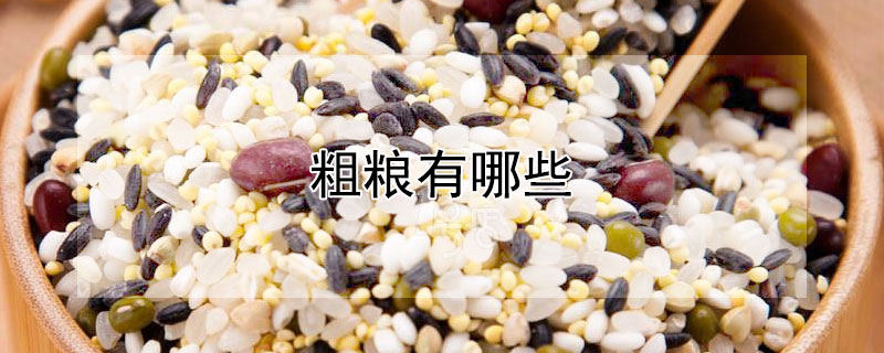 粗粮有哪些（粗粮有哪些可以降低血糖吗）