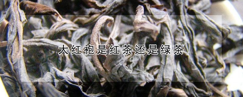 大红袍是红茶还是绿茶 大红袍是红茶还是绿茶?