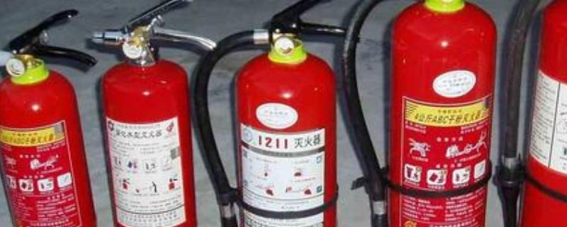 灭火器颜色的区分 灭火器的6种类图片